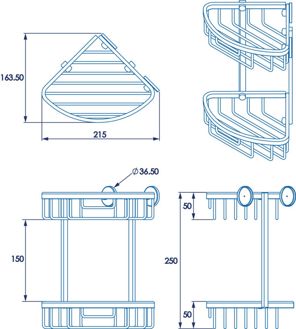 Croydex Drill / Screw Shower Caddy Wayfair.co.uk